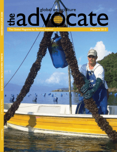 Volume 16, Issue 3 May/June 2013 GLOBAL AQUACULTURE