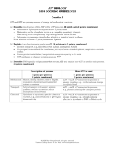 ap® biology 2009 scoring guidelines - AP Central