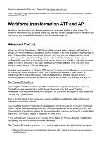 Workforce transformation ATP and AP