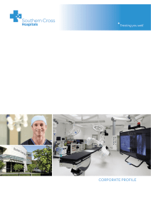 corporate profile - Southern Cross Hospitals
