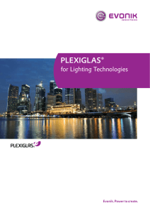 PLEXIGLAS for Lighting Technologies