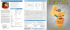 Positioner Specification EHD Positioner Ordering Codes Dimensions