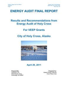 Holy Cross Final Audit Report 2011-04-29