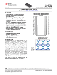 SN65LVDS125A, SN65LVDT125A