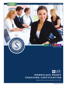 workplace money coaching certification