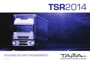 trucking security requirements
