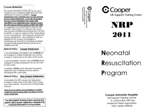 cooper Neonatal Resuscitation Program