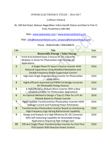 power electronics ieee projects titles 2016-2017