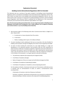 Building Control (Amendment) Regulations 2014