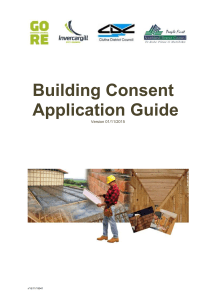 Building Consent Application Guide