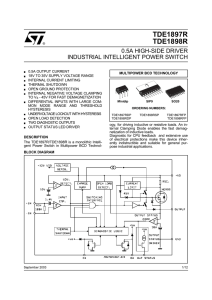 TDE1897R TDE1898R - STMicroelectronics