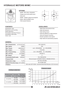 HYDRAULIC MOTORS MVMC