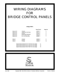 wiring diagrams for bridge control panels