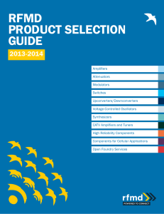 rfmd product selection guide