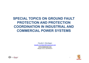 SPECIAL TOPICS ON GROUND FAULT PROTECTION AND