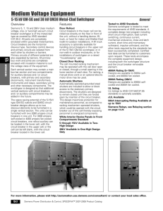 Medium Voltage Equipment