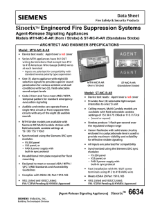 SinorixTM Engineered Fire Suppression Systems