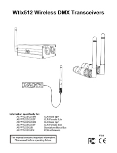 AC-WTLX512/B Manual - Techni-Lux