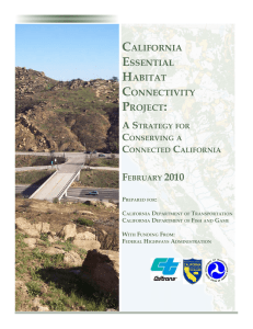 California Essential Habitat Connectivity Project