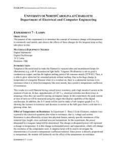 Lamps - Electrical and Computer Engineering