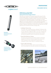 WTW IQ SensorNet FDO® Optical Dissolved