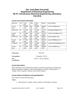 EE-97 Fall 2015 syllabus - Electrical Engineering