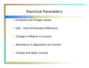 Electrical Parameters