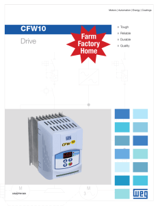 WEG Automation CFW-10 series brochure