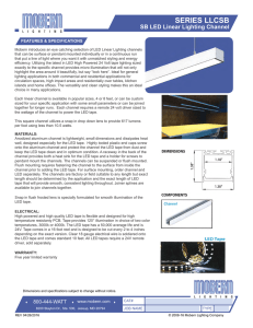 LLCSB LED Series - Mobern Lighting