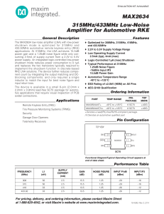 MAX2634 - Part Number Search