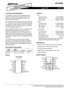 Datasheet - Intersil