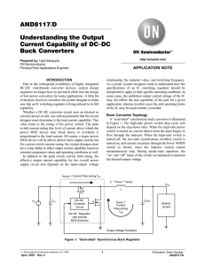 AND8117/D Understanding the Output Current Capability of DC−DC