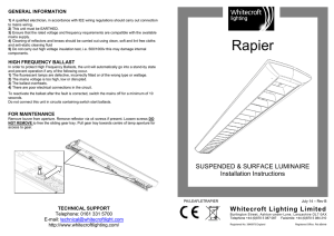Rapier - Whitecroft Lighting