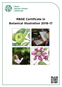 Last updated: February 2016 - Royal Botanic Garden Edinburgh