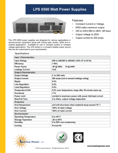 LPS 6500 Watt Power Supplies