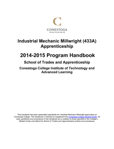 Industrial Mechanic Millwright Apprenticeship