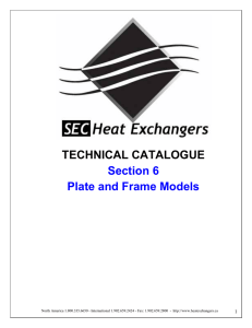 SEC Heat Exchangers - sec-catalog-section-6-plate-and