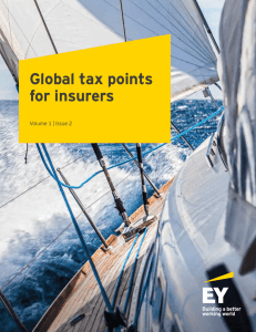 Global tax points for insurers