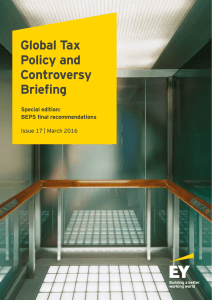 Global Tax Policy and Controversy Briefing