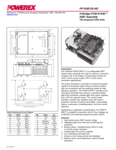 PP150B120-ND H-Bridge POW-R-PAK IGBT Assembly