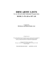 dbm army lists