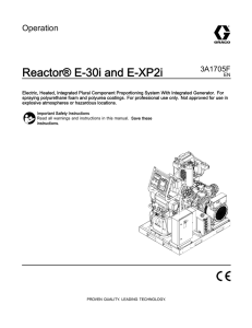 3A1705F - Reactor E-30i and E