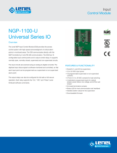NGP-1100-U Universal Series IO
