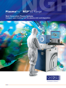 PlasmaProTM NGP®80 Range
