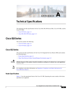 Technical Specifications