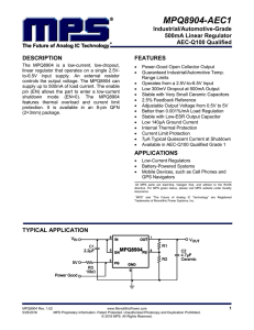 MPQ8904-AEC1 - Monolithic Power System