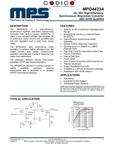 MPQ4423A - Monolithic Power System