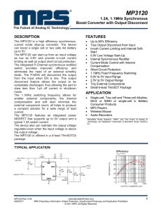 MP3120 - Monolithic Power System