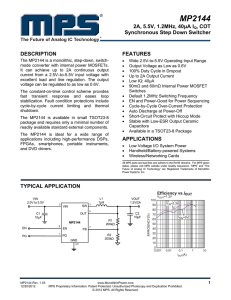 MP2144 - Monolithic Power System