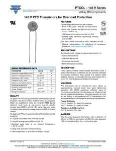 PTCCL - Vishay